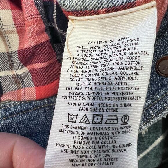 Anthropologie Pilcro and the Letterpress Denim Jean Jacket Cropped Size Small - Picture 9 of 11